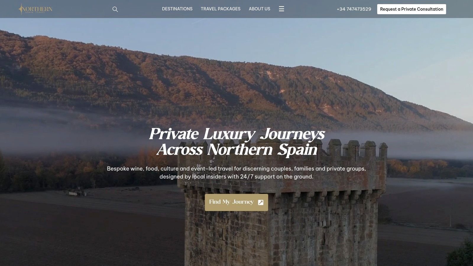 Screenshot from https://northernspaintravel.com