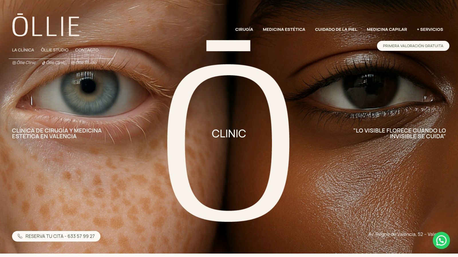 Screenshot from https://ollieclinic.com