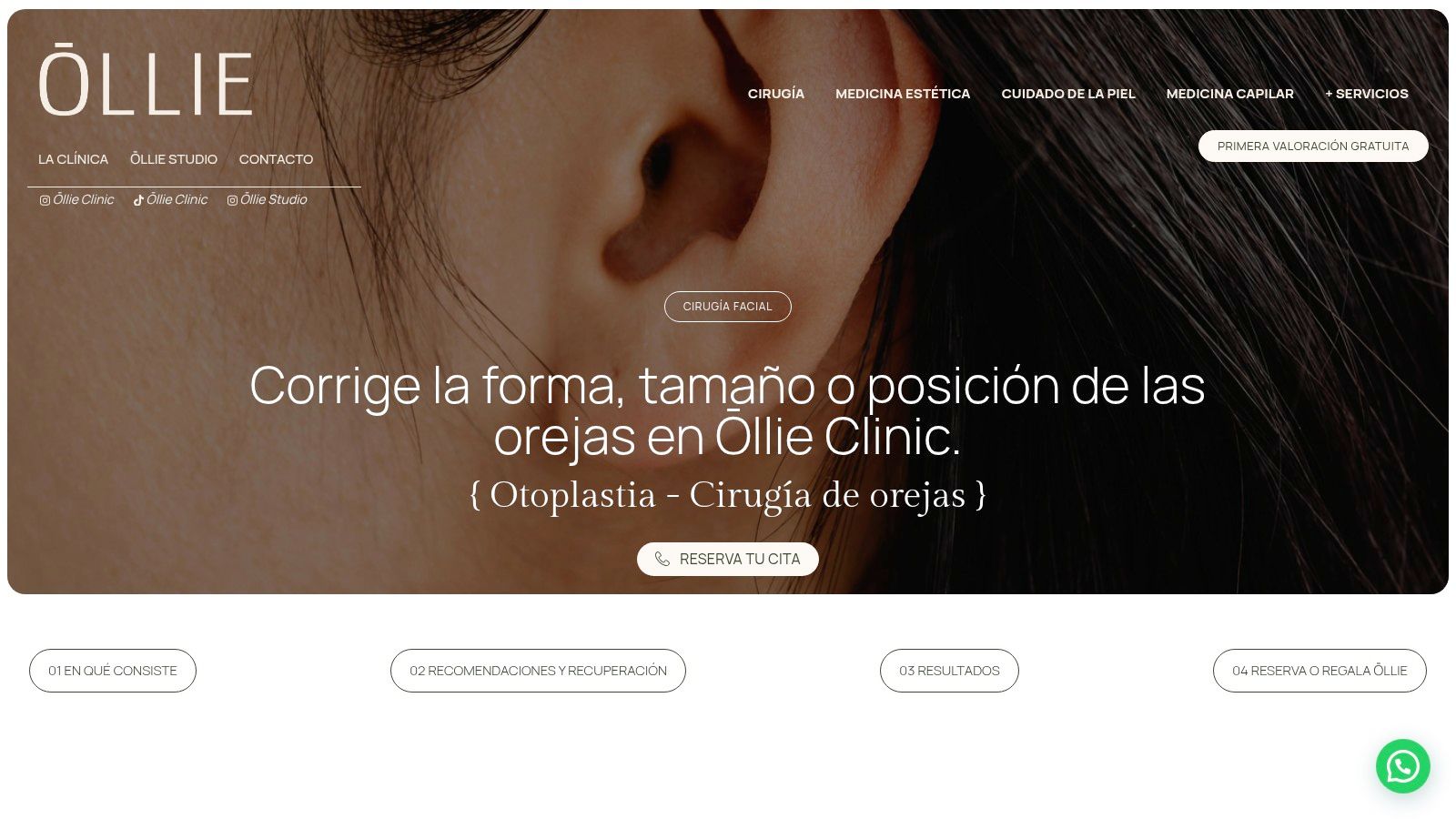 Otoplastia, cirugía de orejas en Valencia
