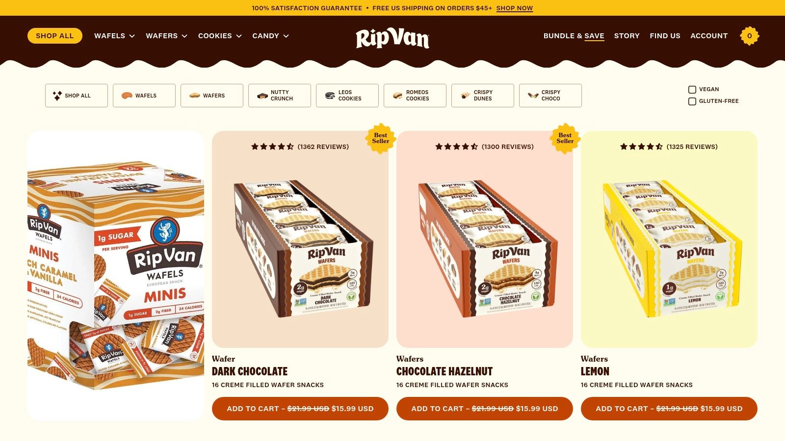 Snacks from Rip Van