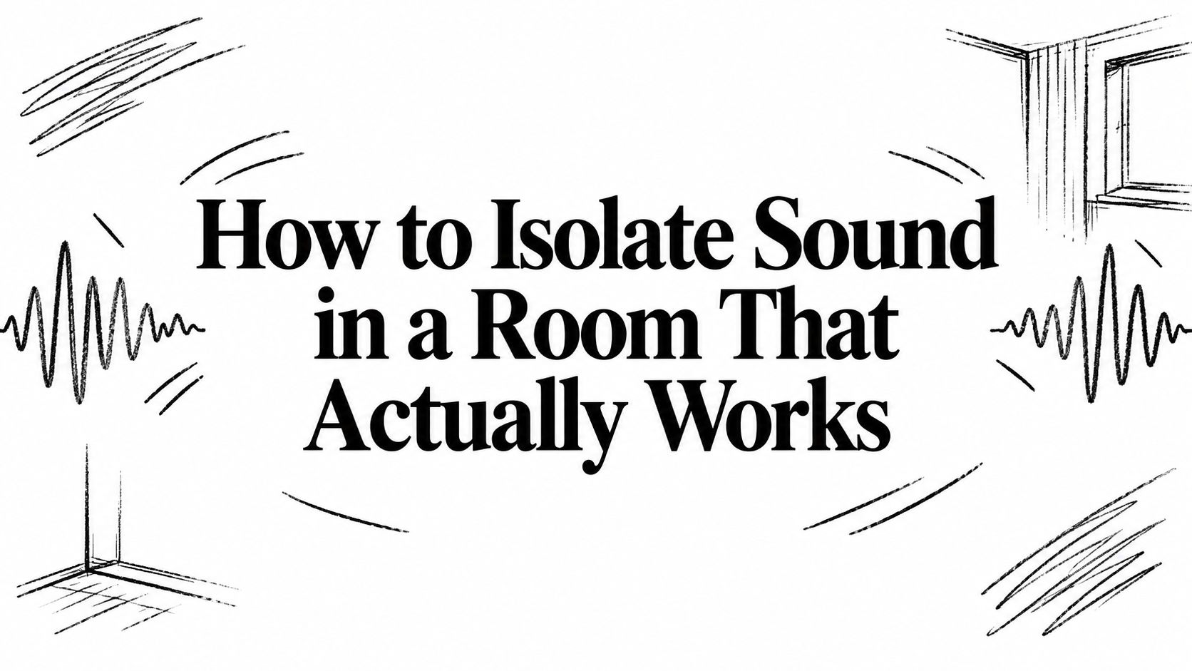 How to Isolate Sound in a Room That Actually Works