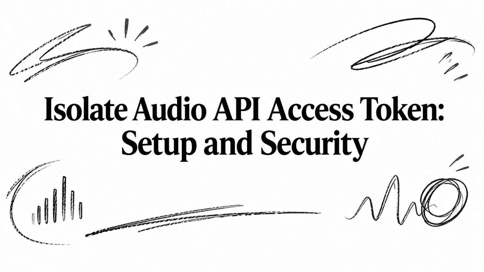 Isolate Audio API Access Token: Setup and Security