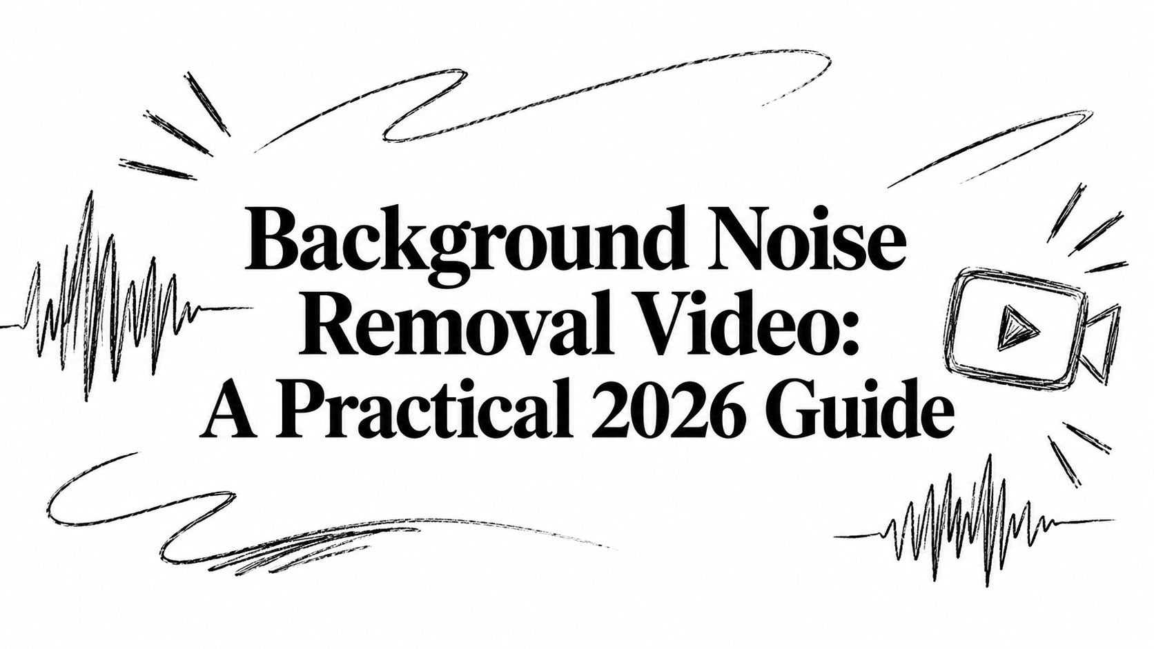 Background Noise Removal Video: A Practical 2026 Guide