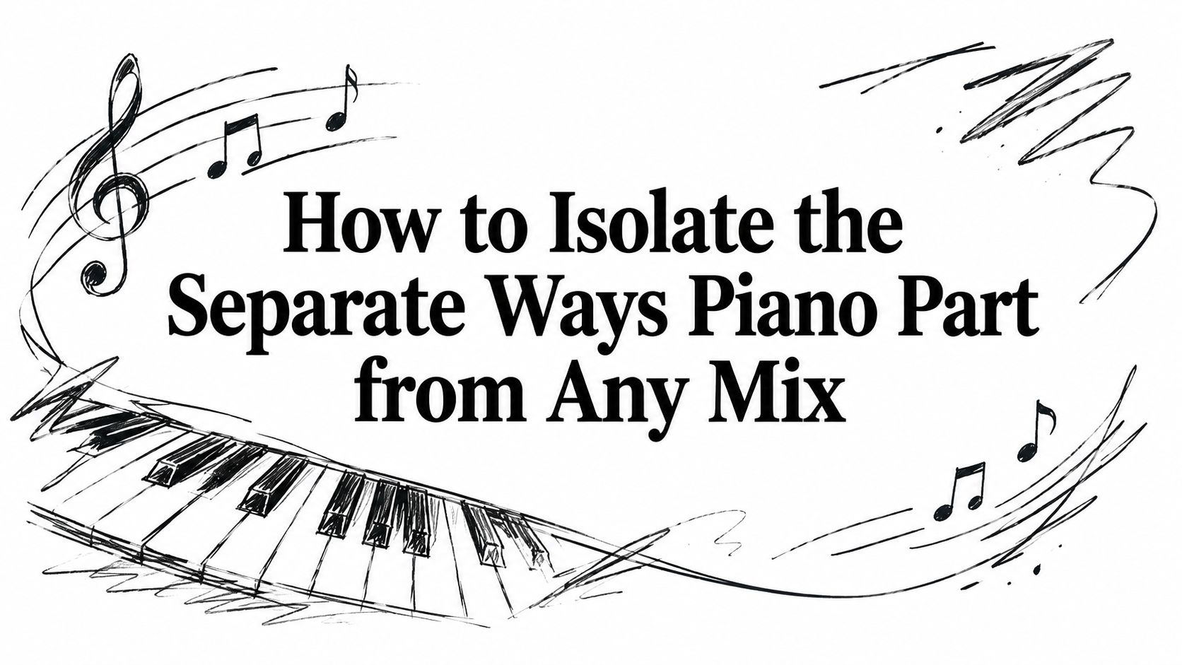How to Isolate the Separate Ways Piano Part from Any Mix