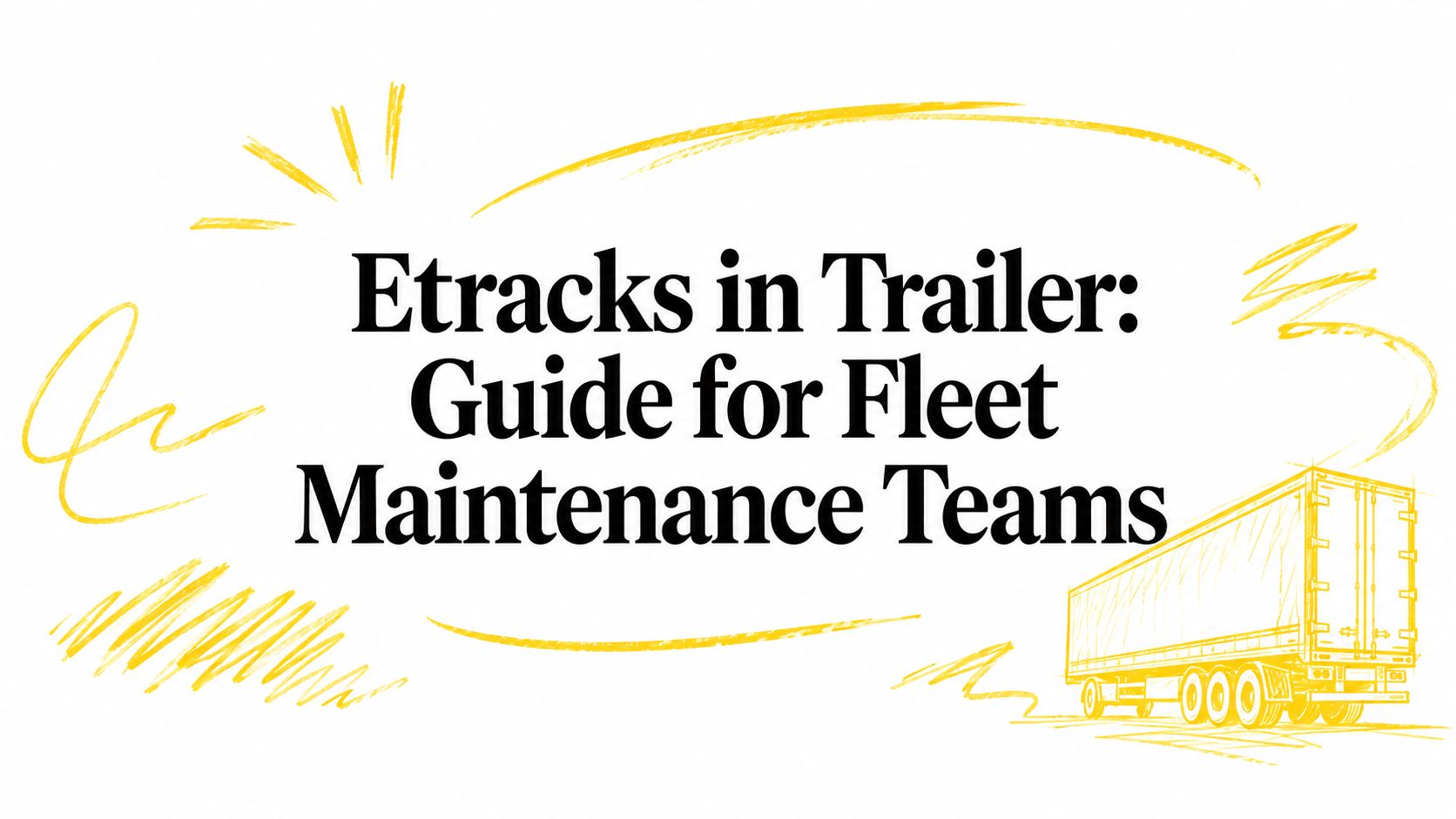Etracks in Trailer: Guide for Fleet Maintenance Teams