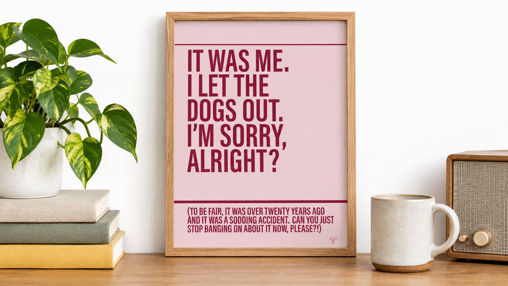 I Let The Dogs Out print (Wholesale)