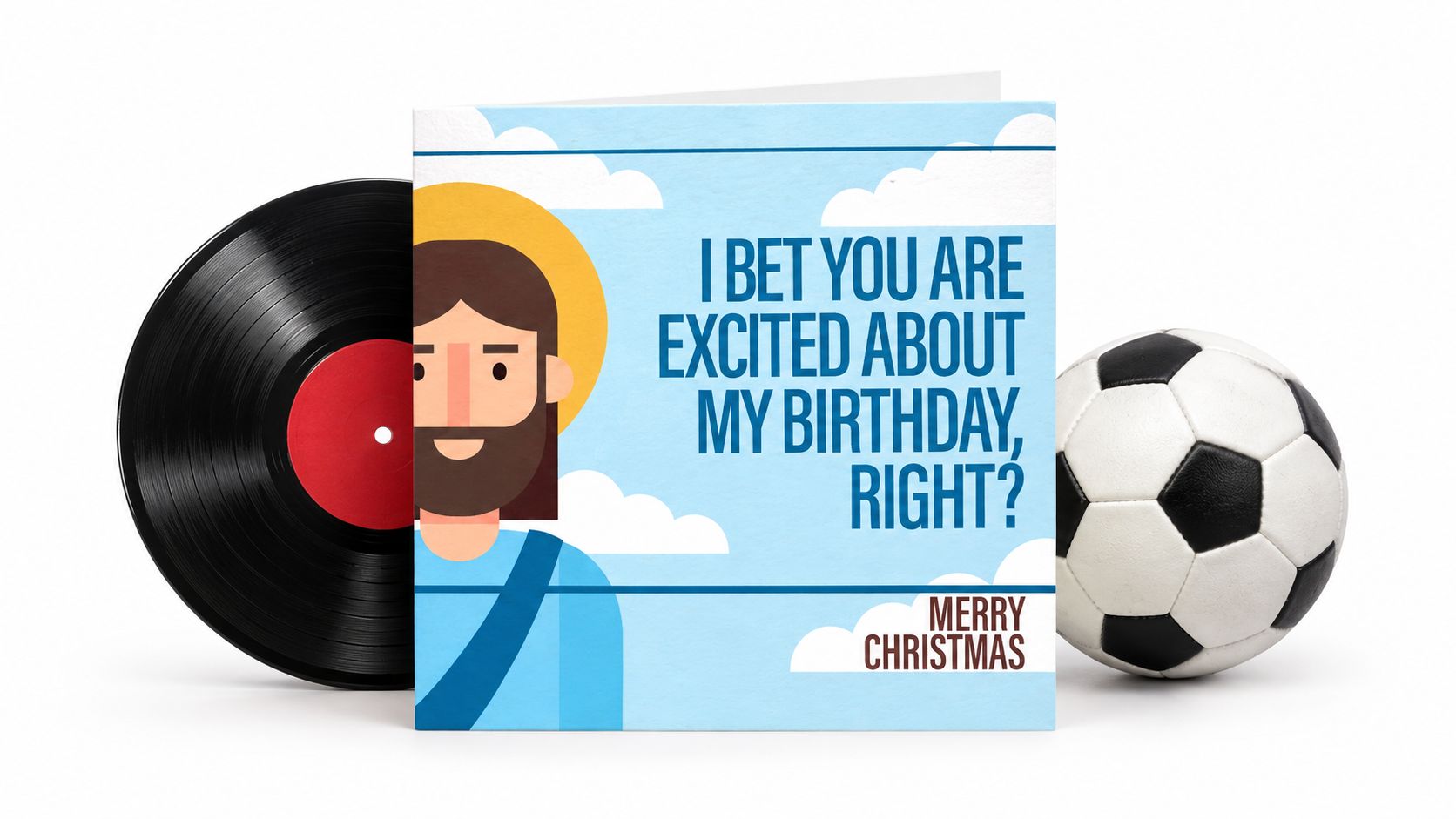 "Jesus's Birthday" - Greeting Card