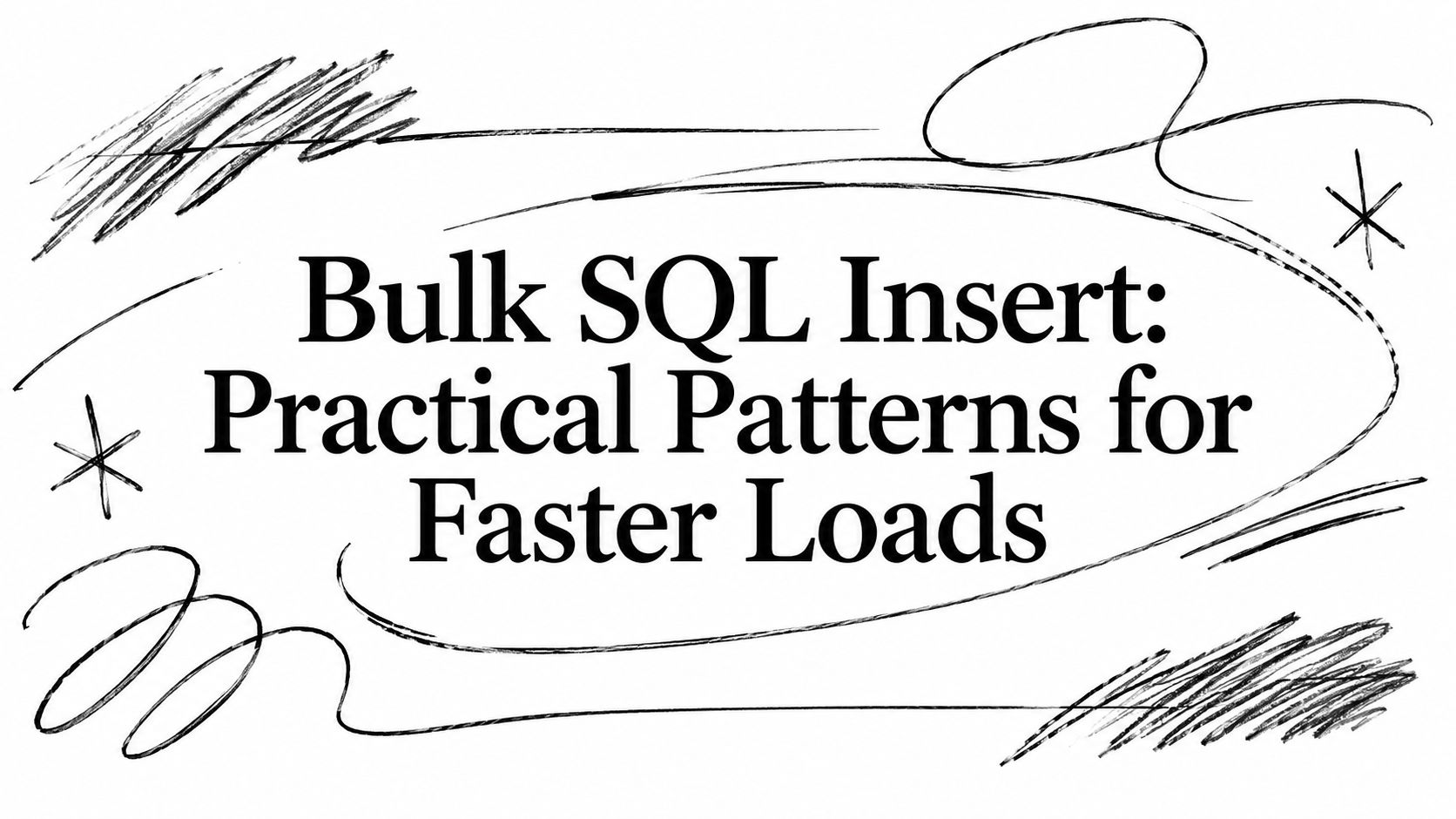 Bulk SQL Insert: Practical Patterns for Faster Loads