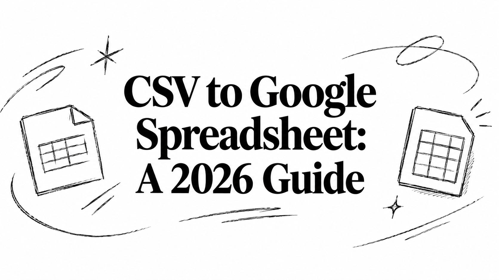 CSV to Google Spreadsheet: A 2026 Guide