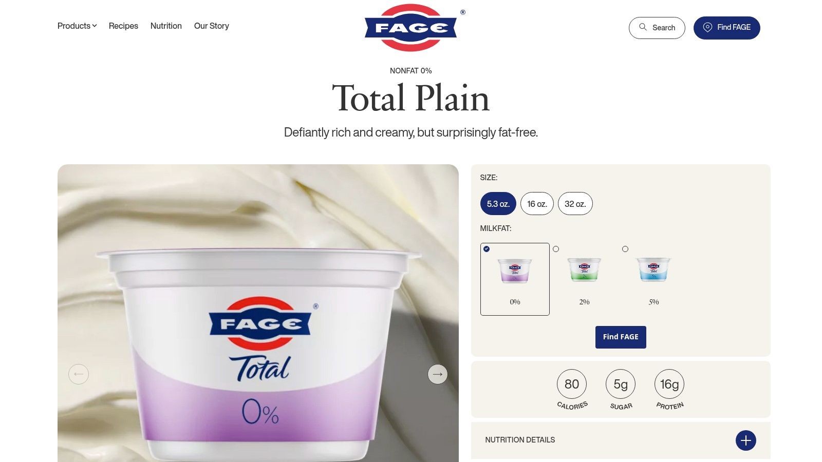 FAGE Total 0%