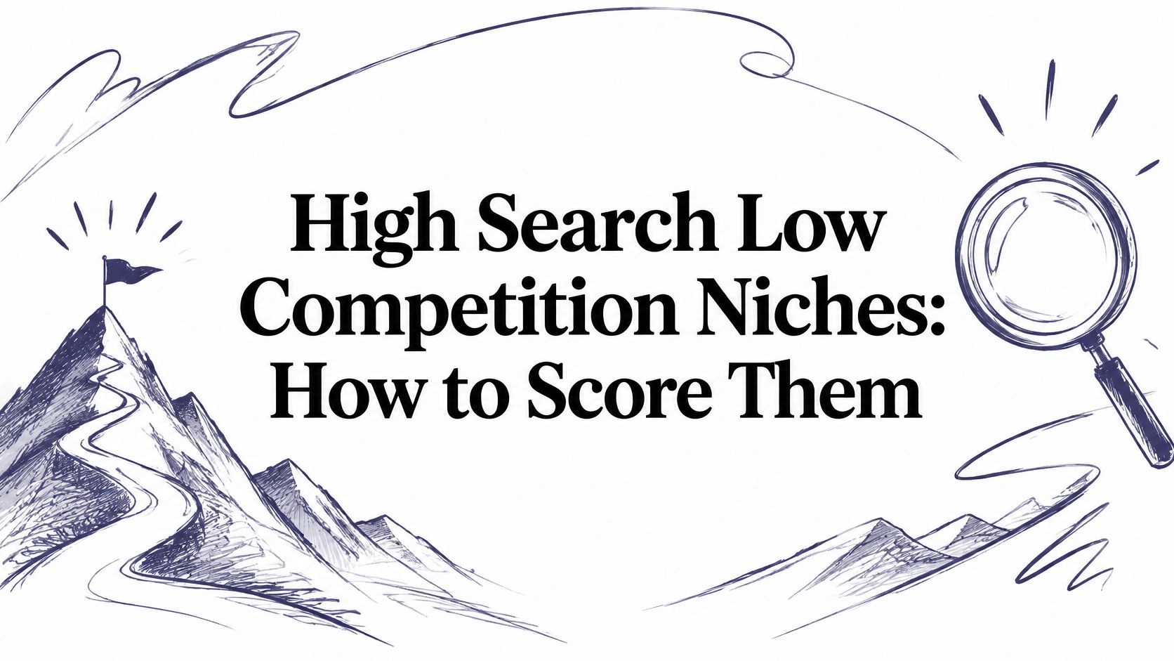 High Search Low Competition Niches: How to Score Them