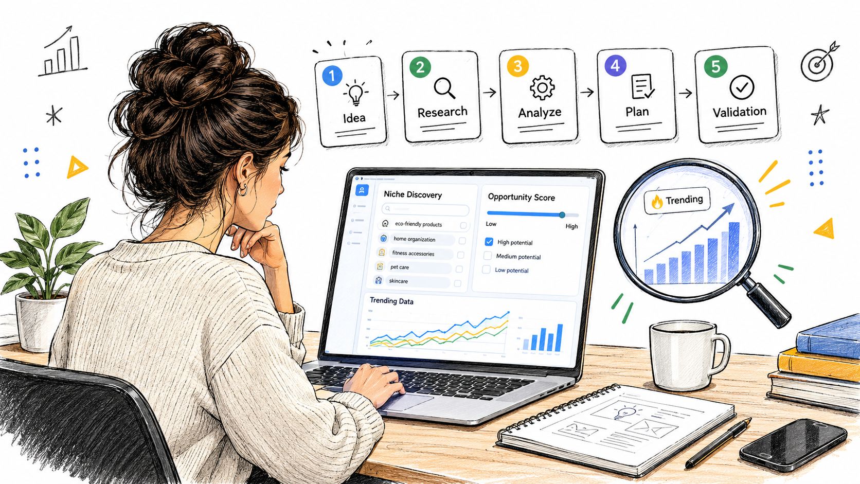 Screenshot from https://app.trendlytic.com/niches