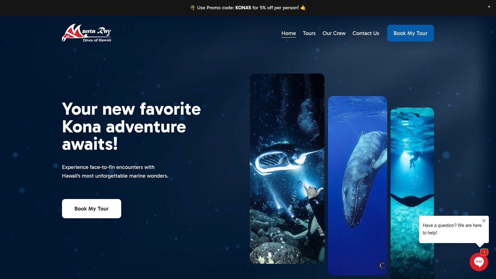 Manta Ray Dives of Hawaii (Kona Diving EcoAdventures)