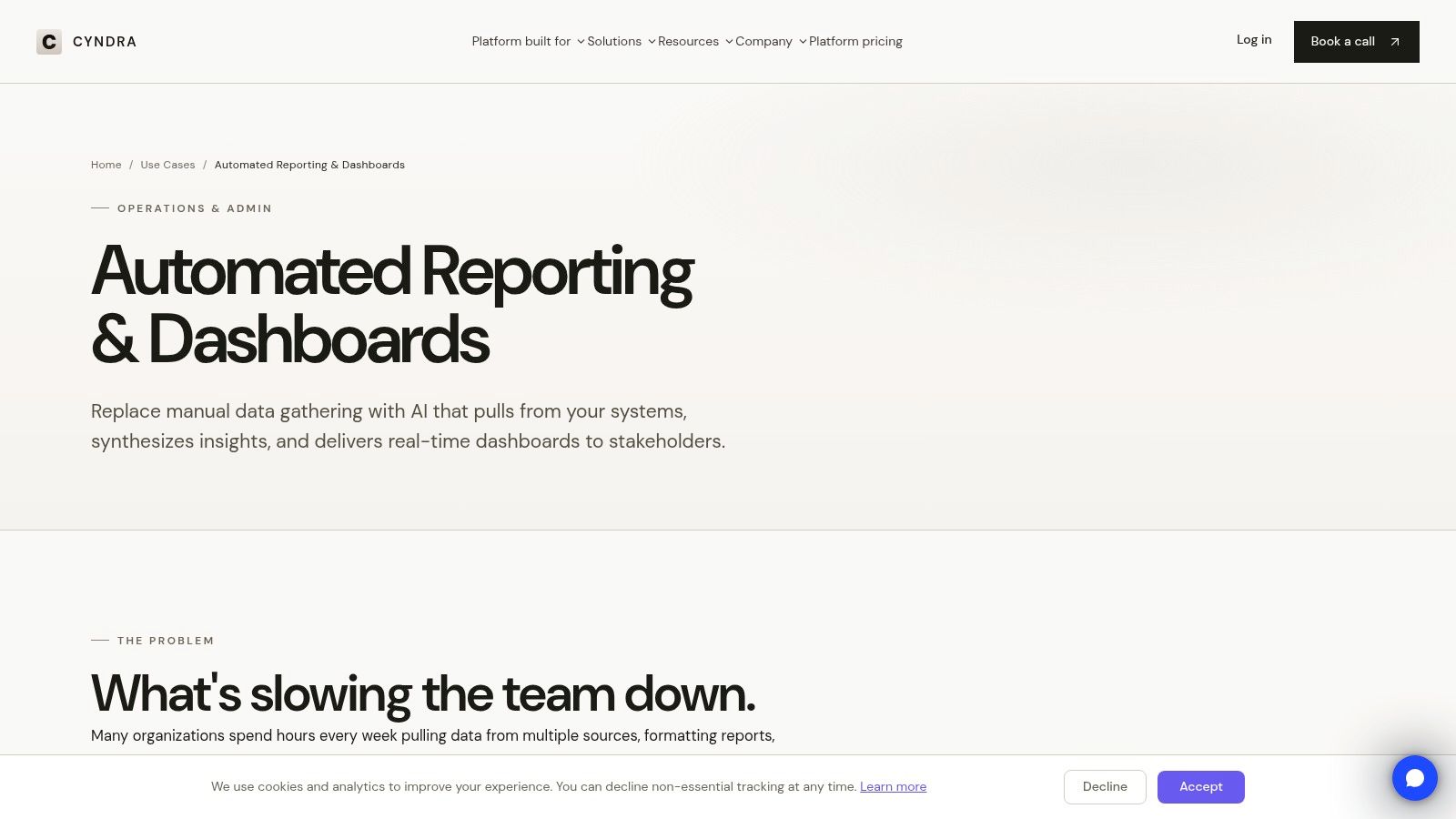 Use Cases - Automated Reporting Dashboards