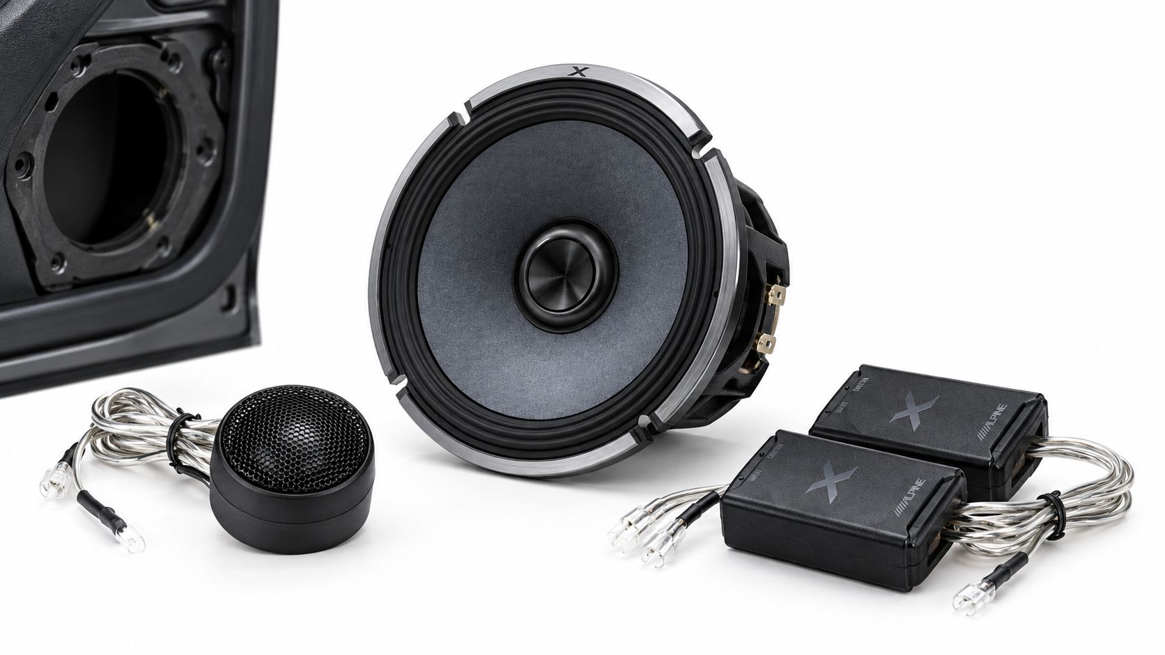 Alpine X-S65C Speaker System – High-Resolution 2-Way Audio Kit