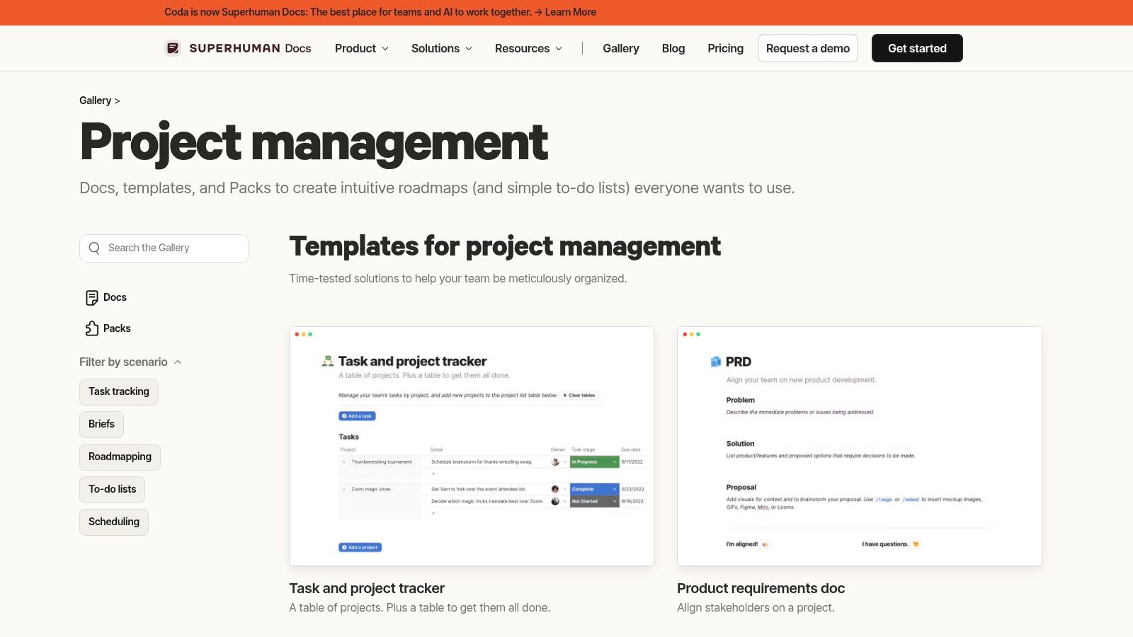 Coda Product Requirements Doc
