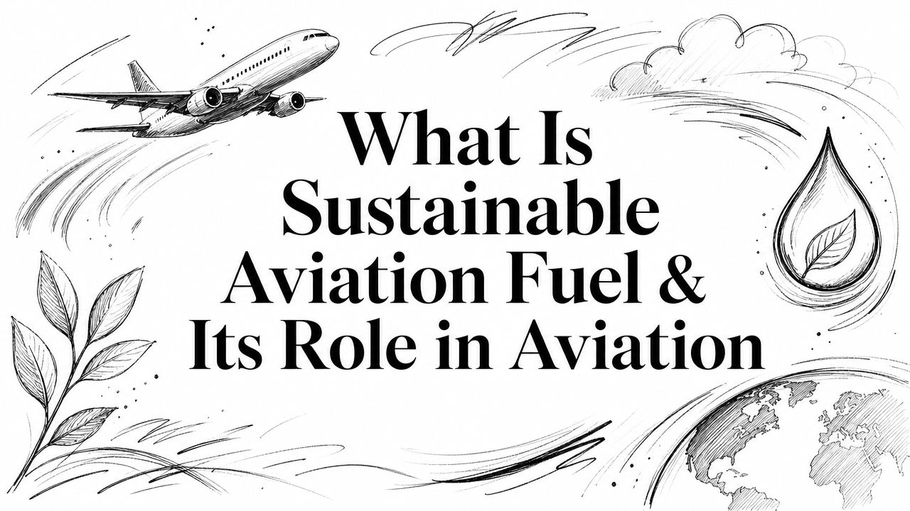 What Is Sustainable Aviation Fuel & Its Role in Aviation