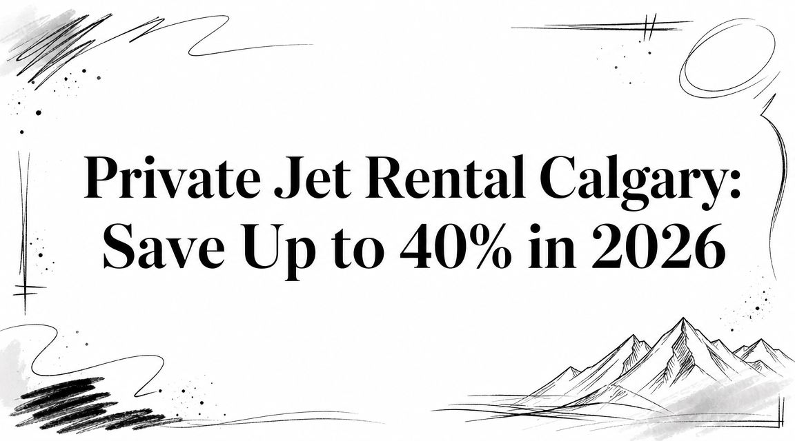 Private Jet Rental Calgary: Save Up to 40% in 2026