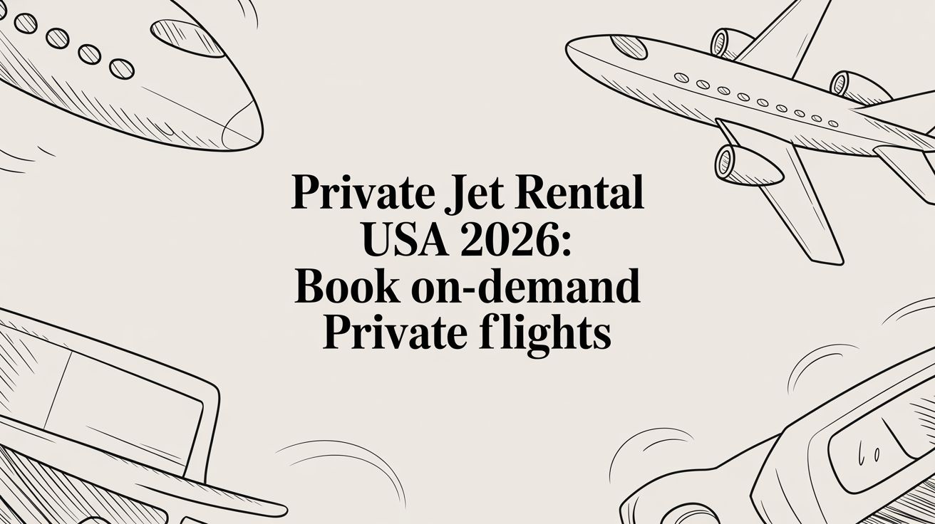 Private Jet Rental USA 2026: Book On-Demand Private Flights