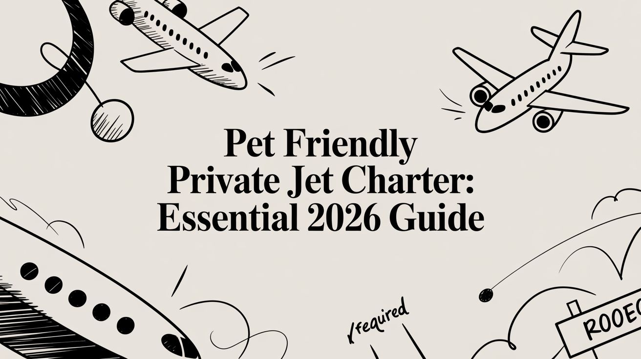Pet Friendly Private Jet Charter: Essential 2026 Guide