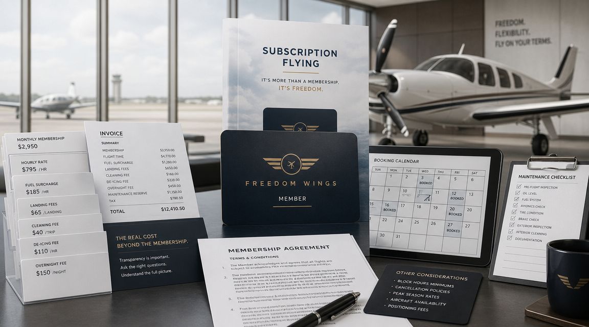 The Real Cost of Subscription Flying