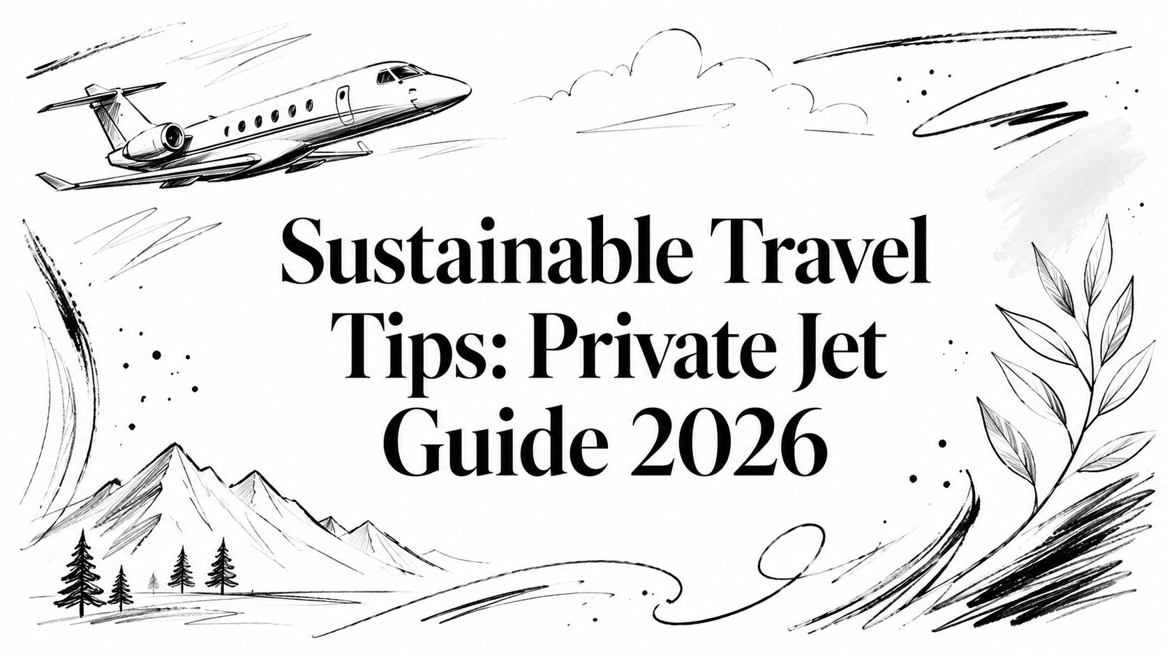 Sustainable Travel Tips: Private Jet Guide 2026
