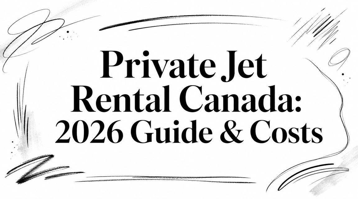 Private Jet Rental Canada: 2026 Guide & Costs