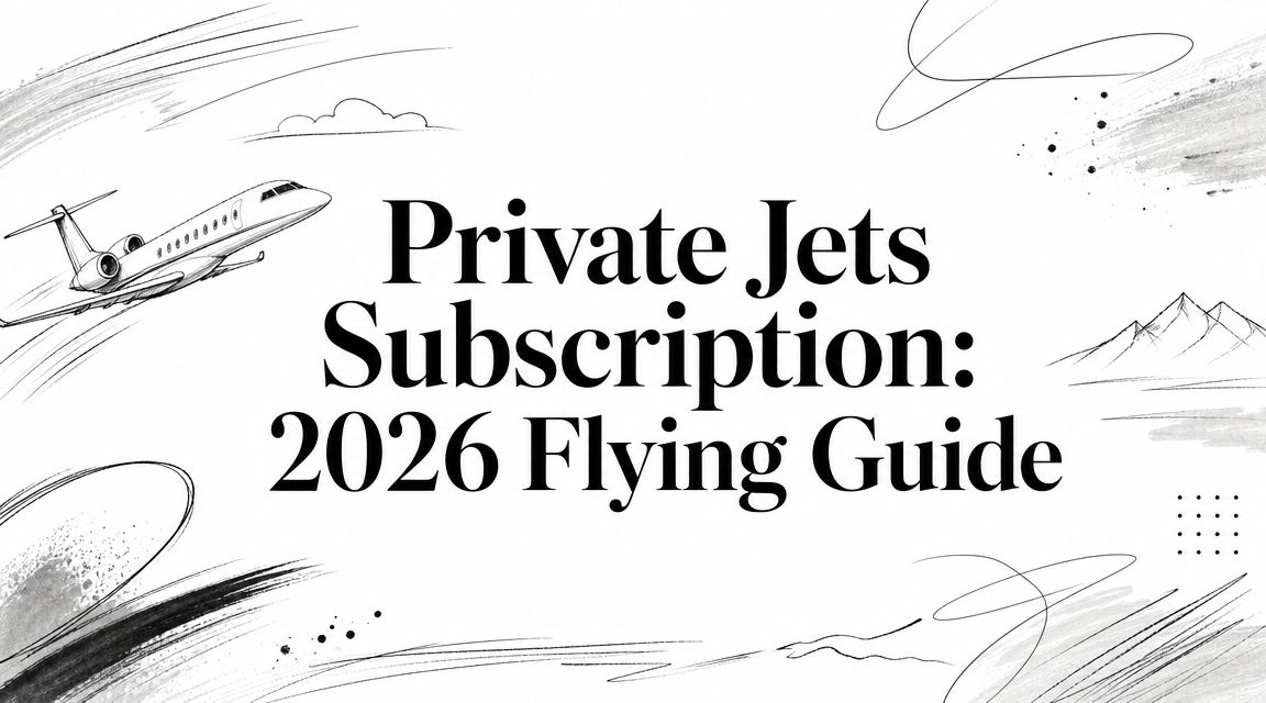Private Jets Subscription: 2026 Flying Guide