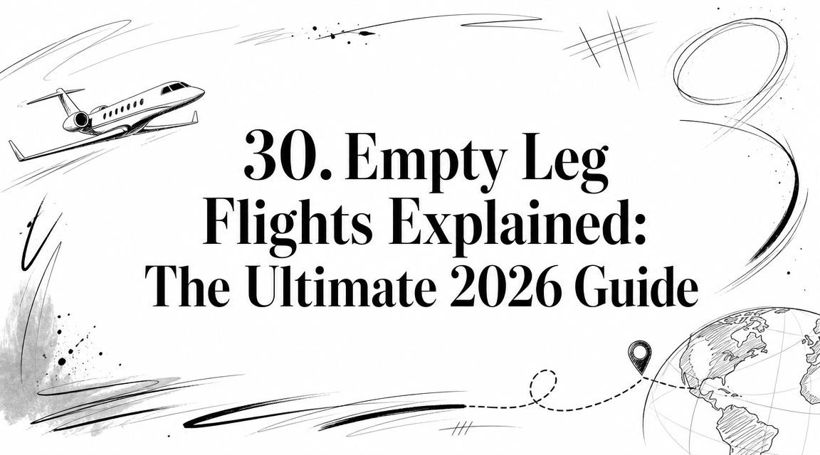 30. Empty Leg Flights Explained: The Ultimate 2026 Guide