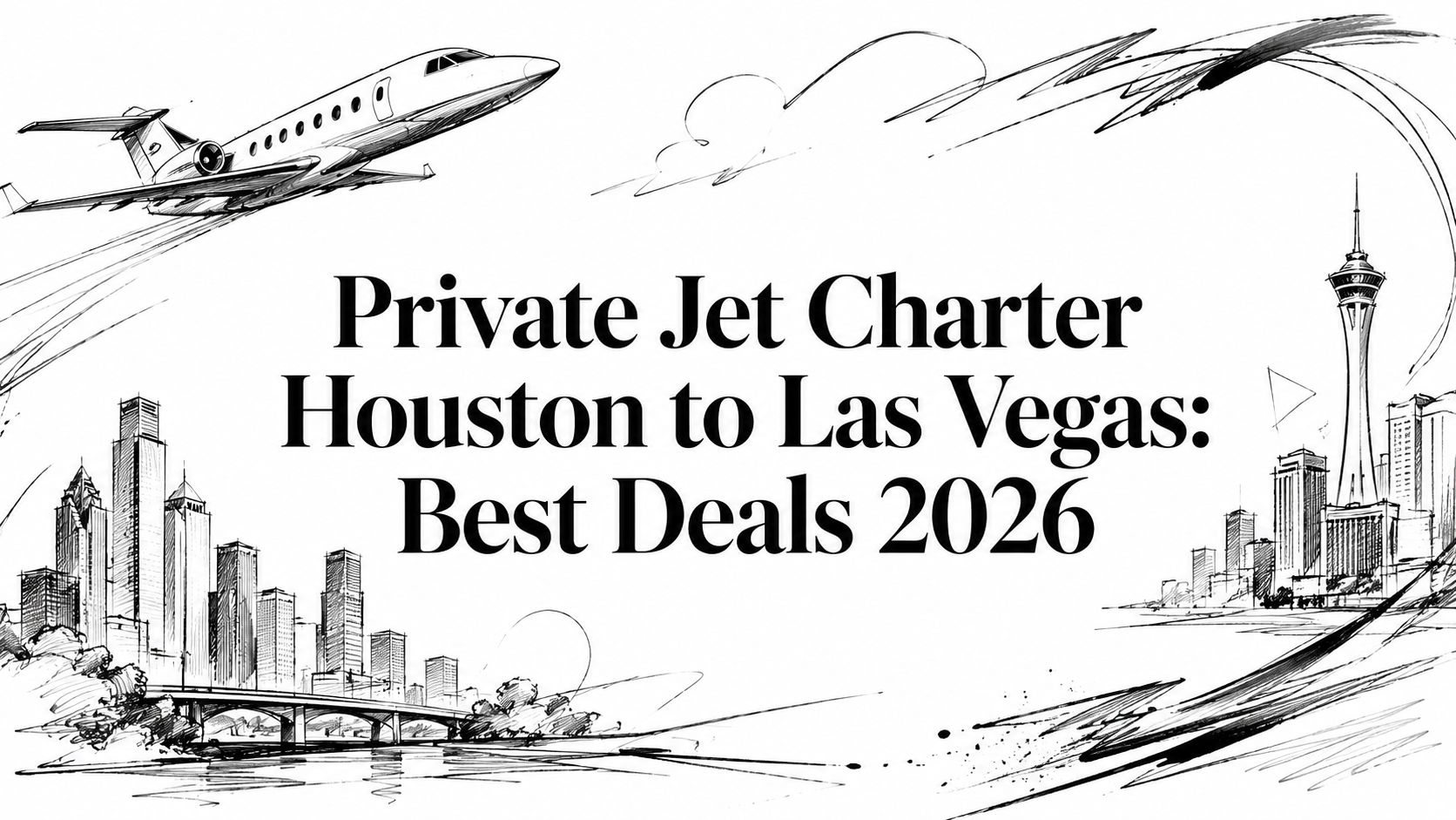 Private Jet Charter Houston to Las Vegas: Best Deals 2026