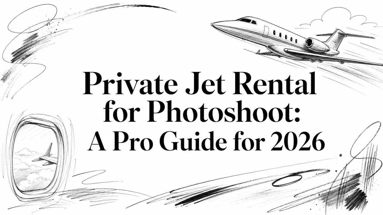 Private Jet Rental for Photoshoot: A Pro Guide for 2026