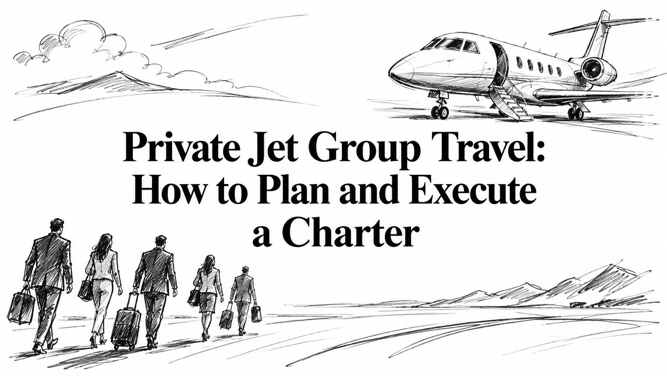 Private Jet Group Travel: How to Plan and Execute a Charter