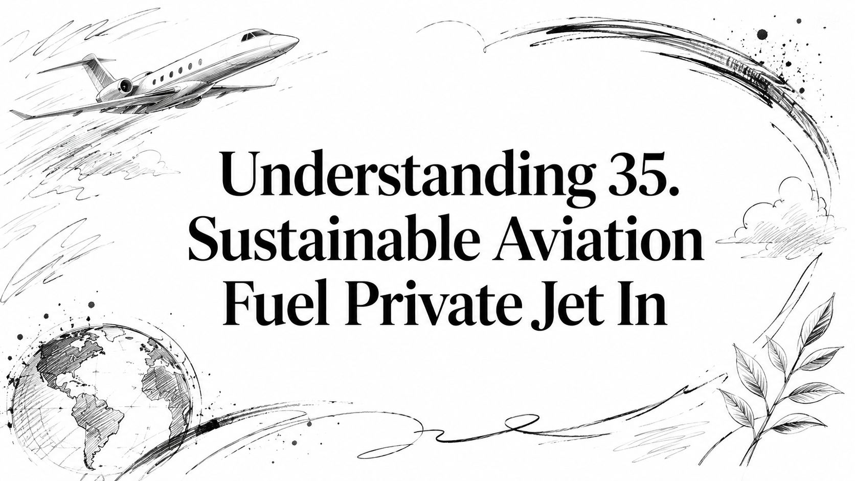 Understanding 35. Sustainable Aviation Fuel Private Jet In