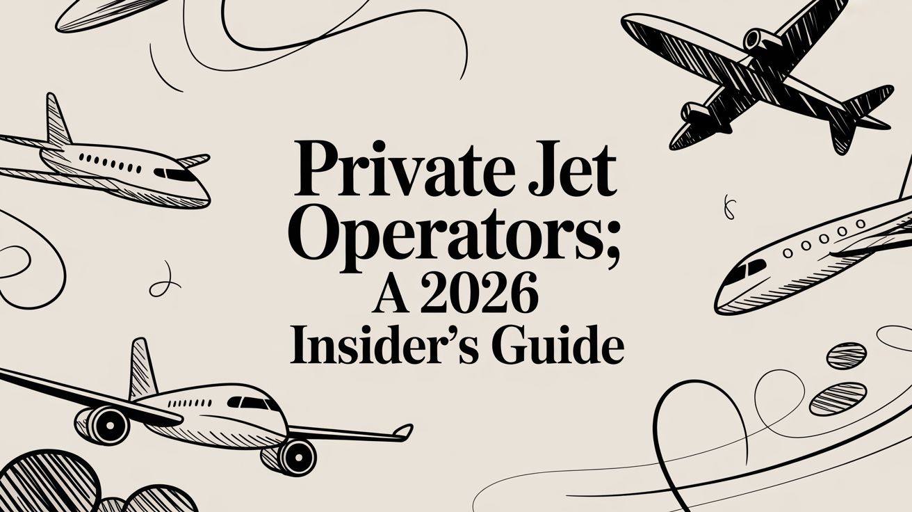 Private Jet Operators: A 2026 Insider's Guide