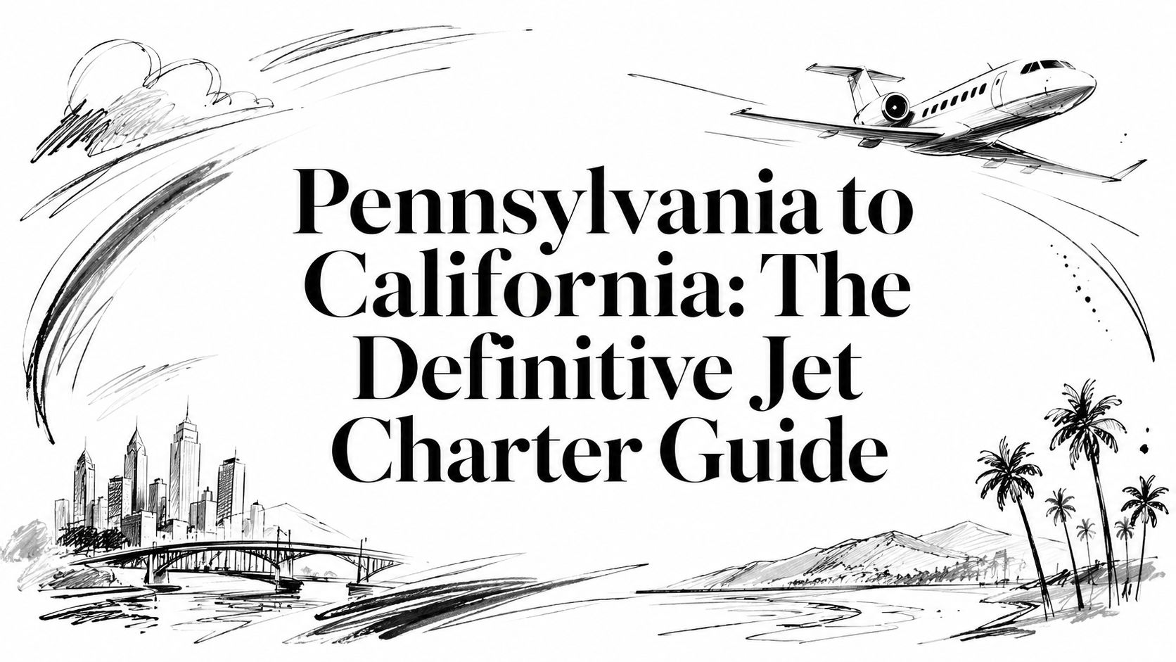 Pennsylvania to California: The Definitive Jet Charter Guide