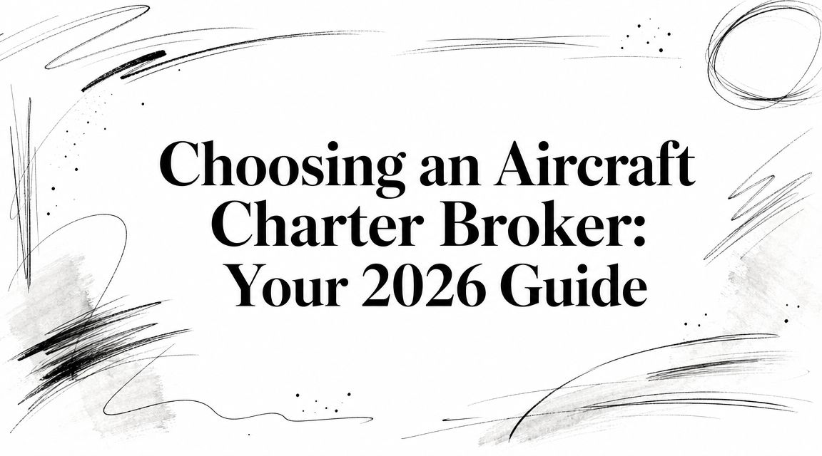 Choosing an Aircraft Charter Broker: Your 2026 Guide