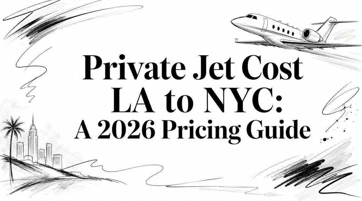 Private Jet Cost LA to NYC: A 2026 Pricing Guide