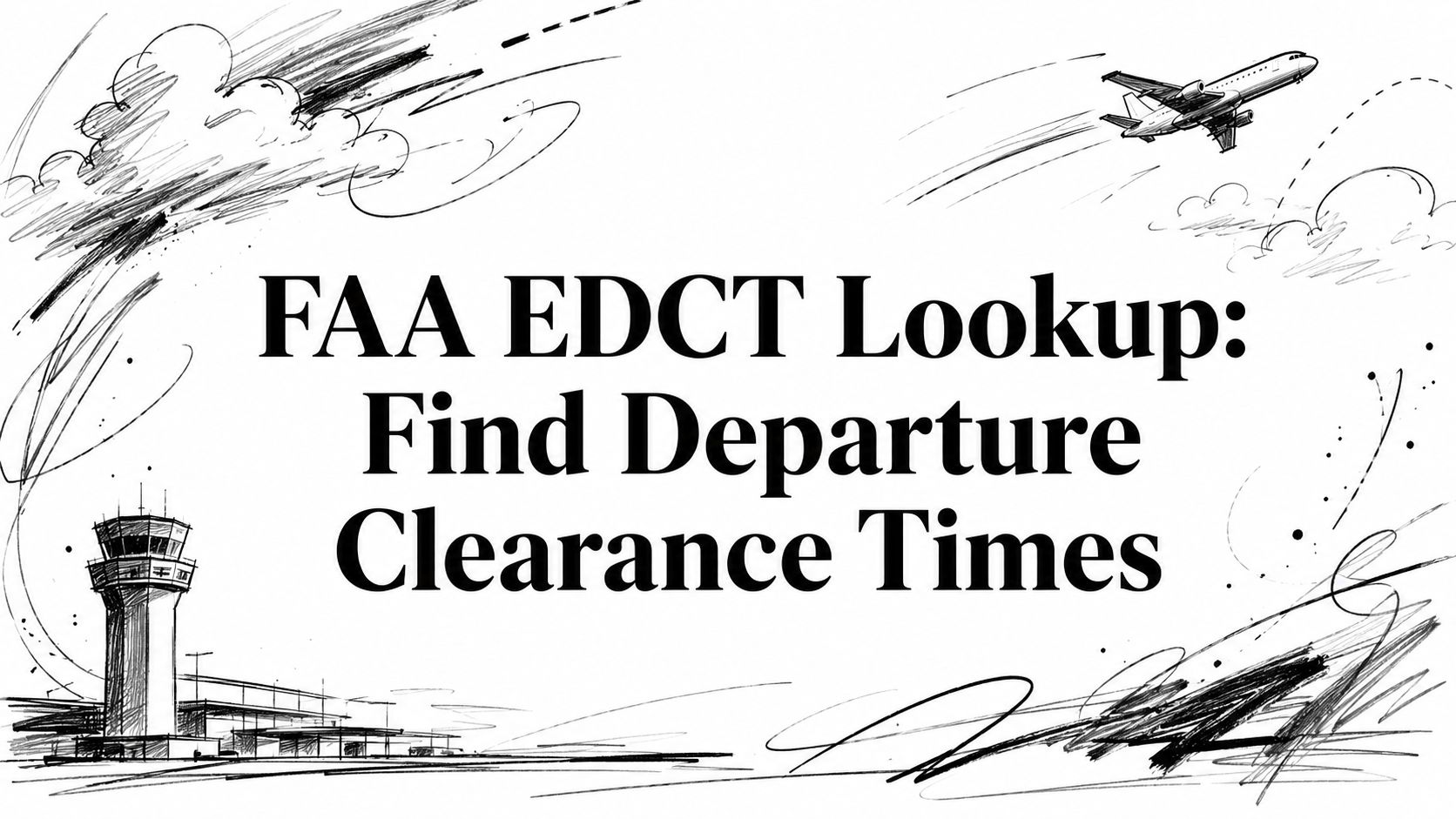 FAA EDCT Lookup: Find Departure Clearance Times