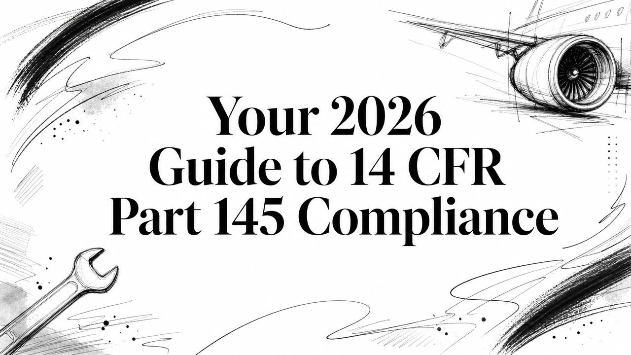 Your 2026 Guide to 14 CFR Part 145 Compliance