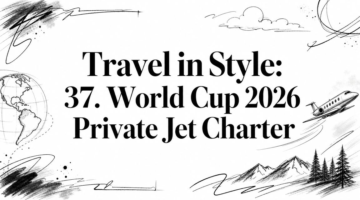 Travel in Style: 37. World Cup 2026 Private Jet Charter