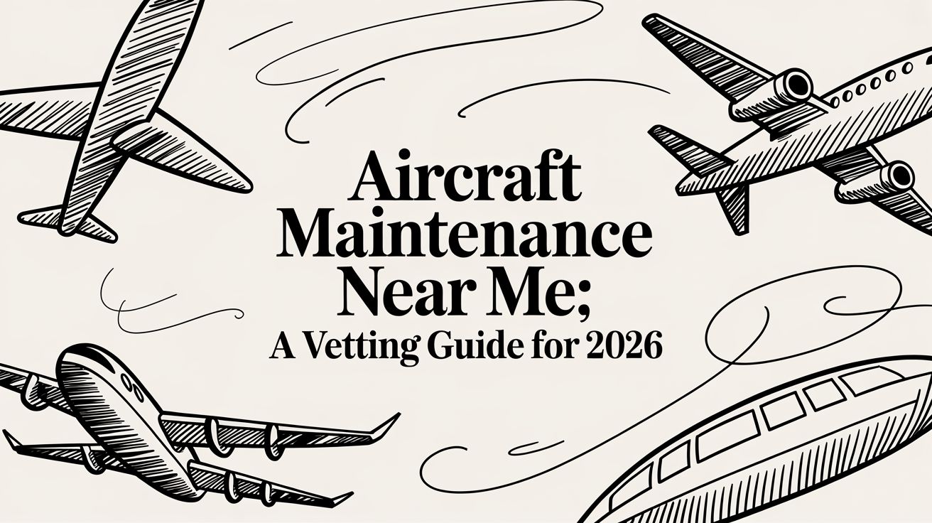 Aircraft Maintenance Near Me: A Vetting Guide for 2026