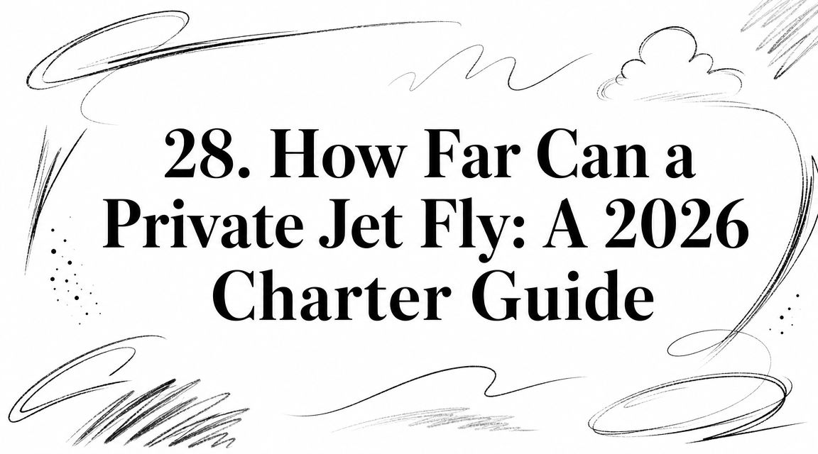 28. How Far Can a Private Jet Fly: A 2026 Charter Guide