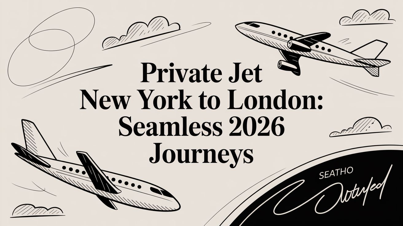 Private Jet New York to London: Seamless 2026 Journeys