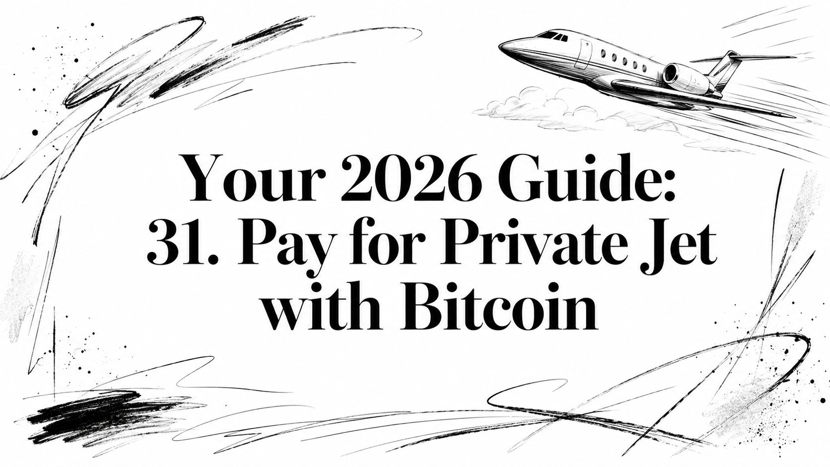 Your 2026 Guide: 31. Pay for Private Jet with Bitcoin