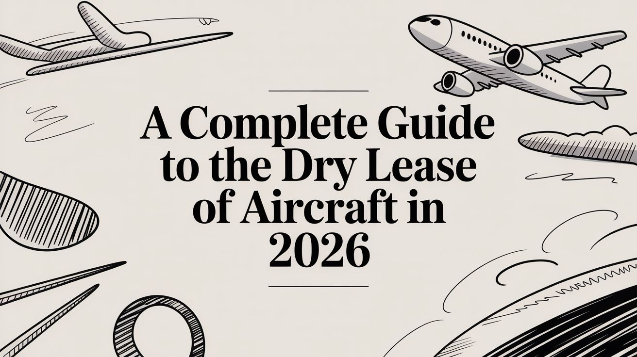A Complete Guide to the Dry Lease of Aircraft in 2026