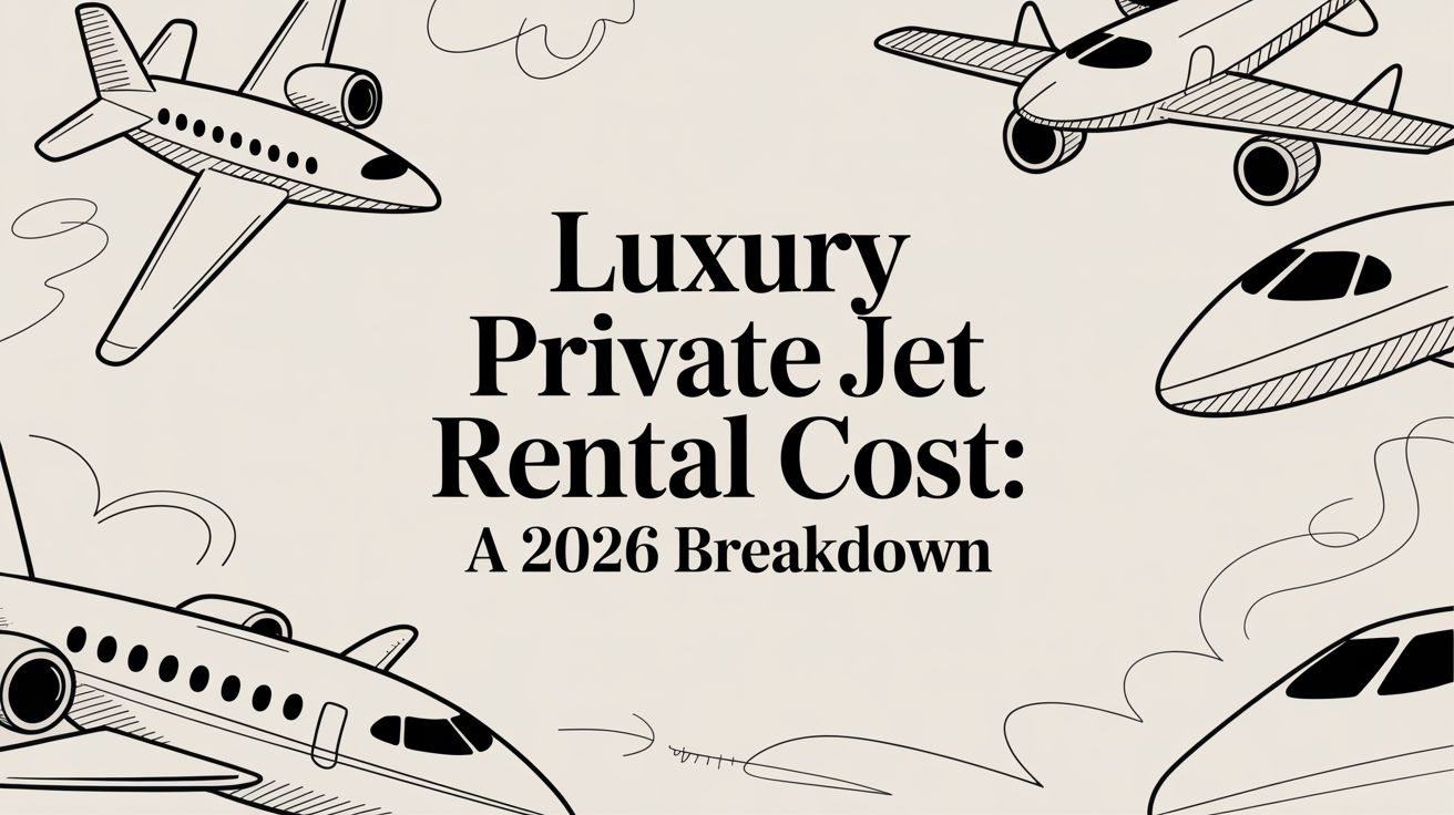 Luxury Private Jet Rental Cost A 2026 Breakdown