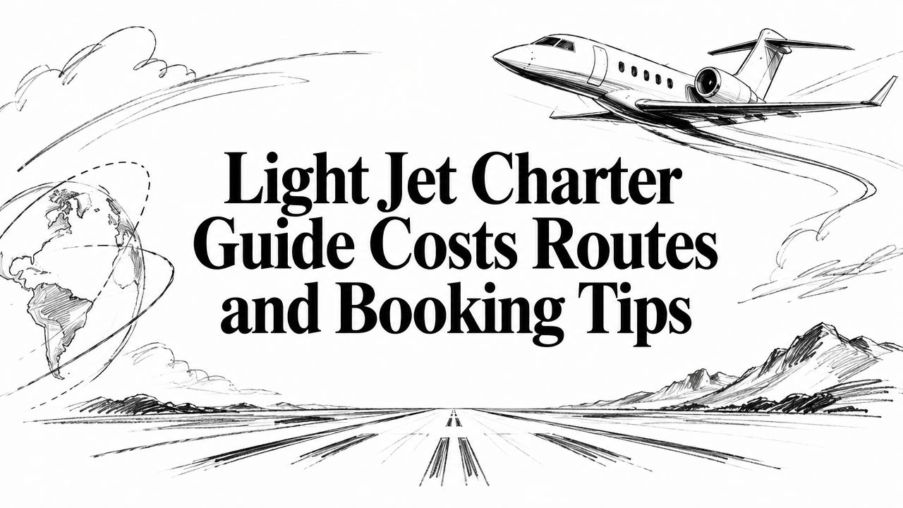 Light Jet Charter Guide Costs Routes and Booking Tips