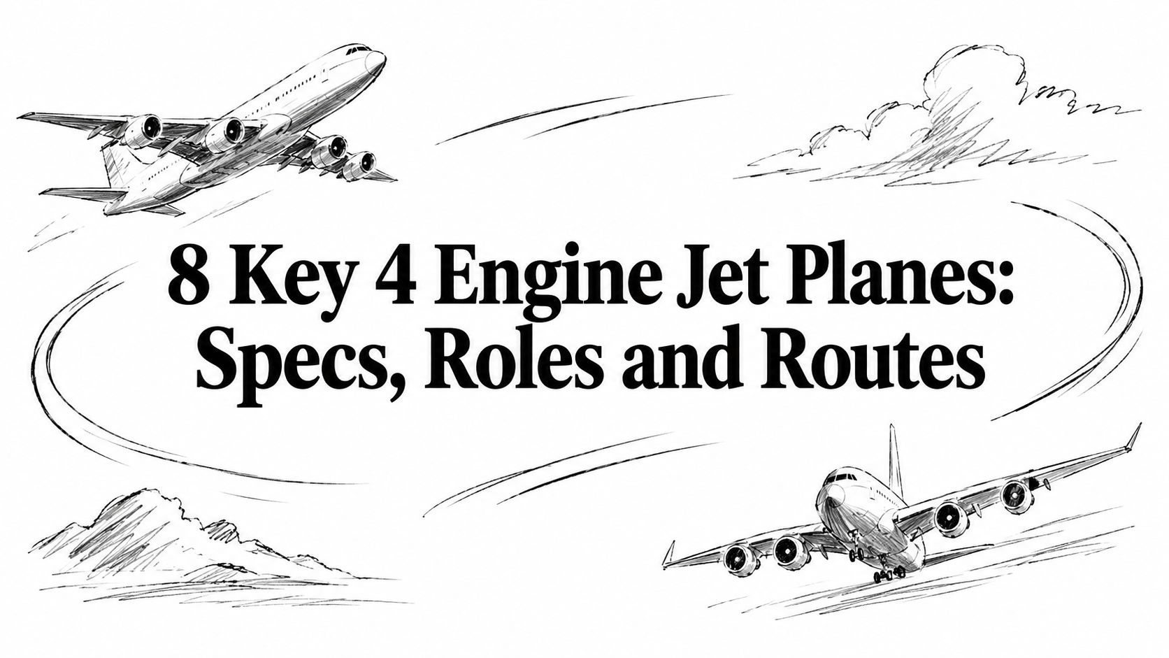 8 Key 4 Engine Jet Planes: Specs, Roles and Routes