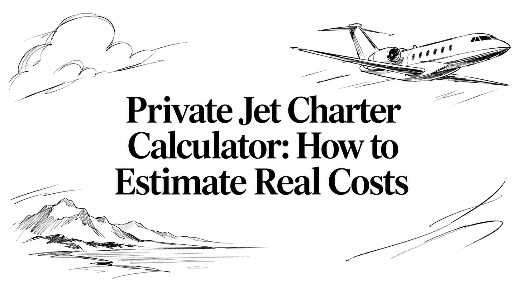 Private Jet Charter Calculator: How to Estimate Real Costs