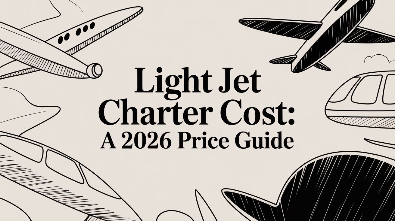 Light Jet Charter Cost: A 2026 Price Guide